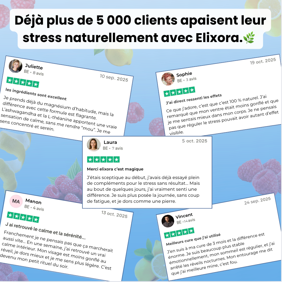Cortisol et bien-être Elixora™